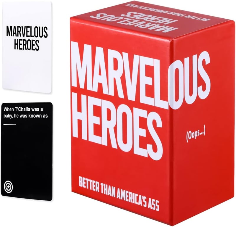 Marvel Heroes Card Game for Adults and Family Game Night