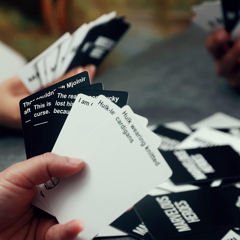 Marvel Heroes Card Game for Adults and Family Game Night