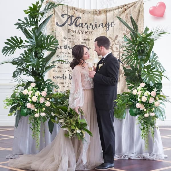 Marriage Prayer Throw Blanket 60x50 Inch for Couples