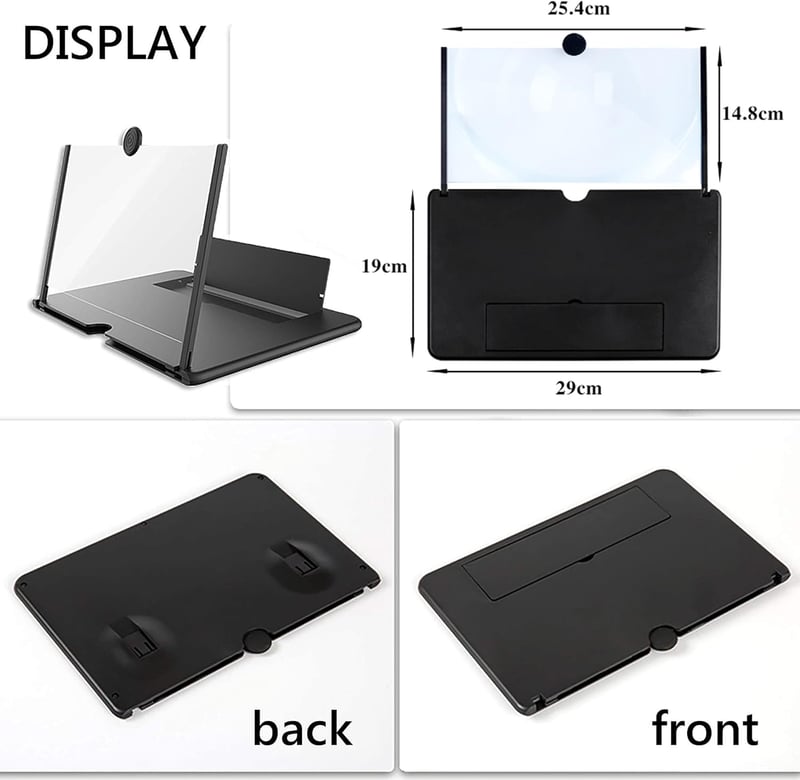14-Inch 3D Smartphone Screen Magnifier Stand for Families