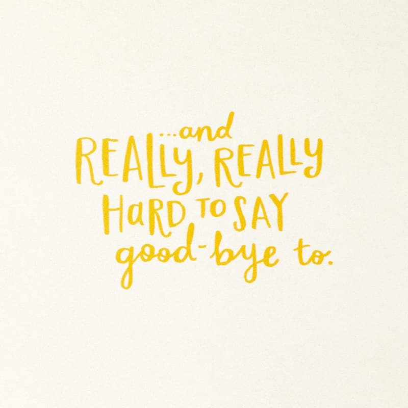 Coworker Goodbye Card - Hallmark Design