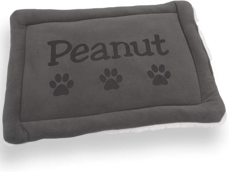 Personalized Dog Mat - Custom Crate Cushion & Sleeping Blanket