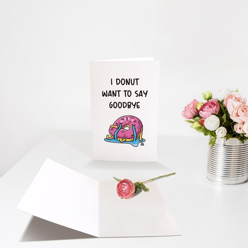 Funny Farewell Card for Coworkers & Friends