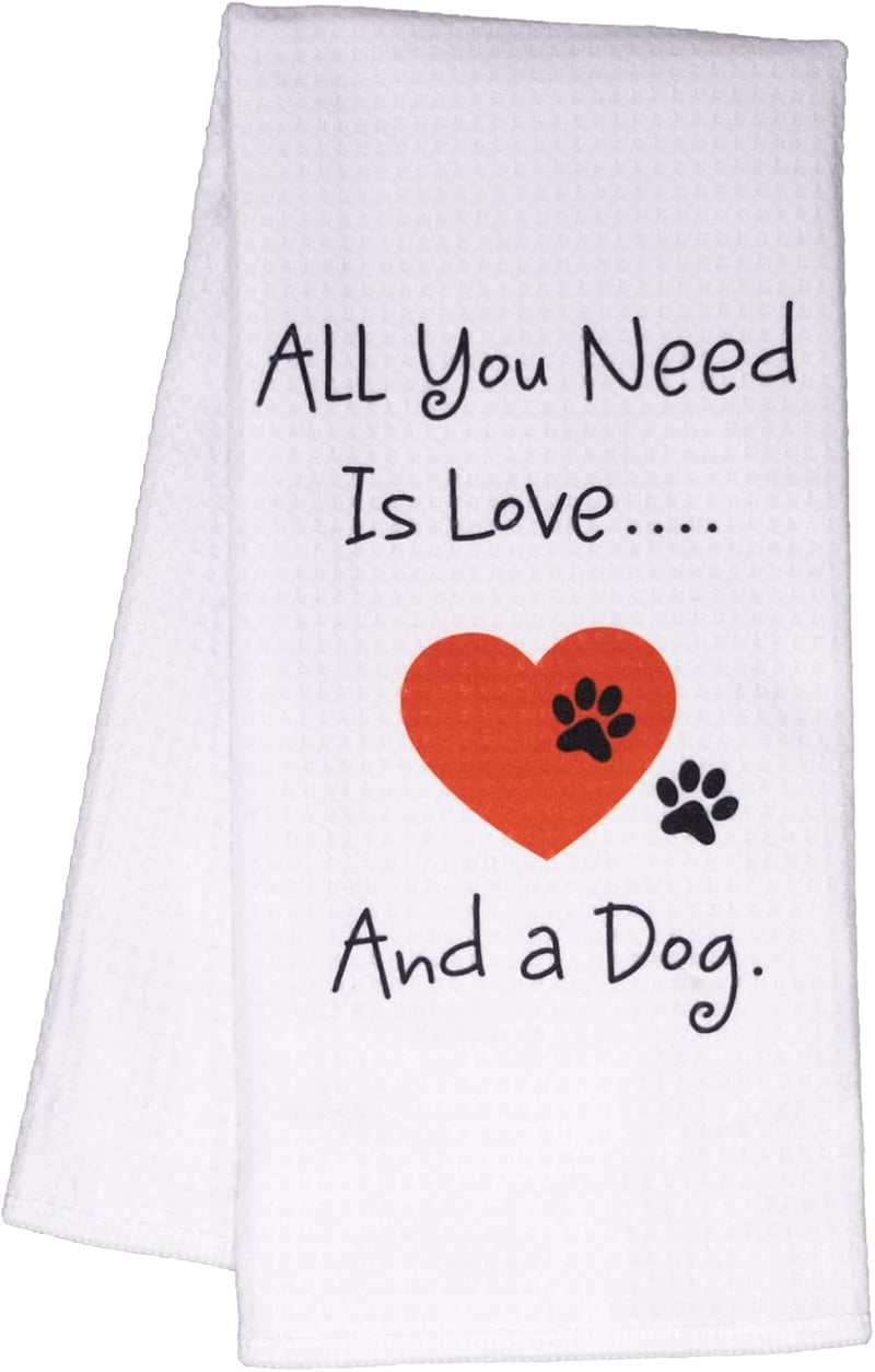 Funny Kitchen Towel for Dog Lovers - Gift for Dog Moms