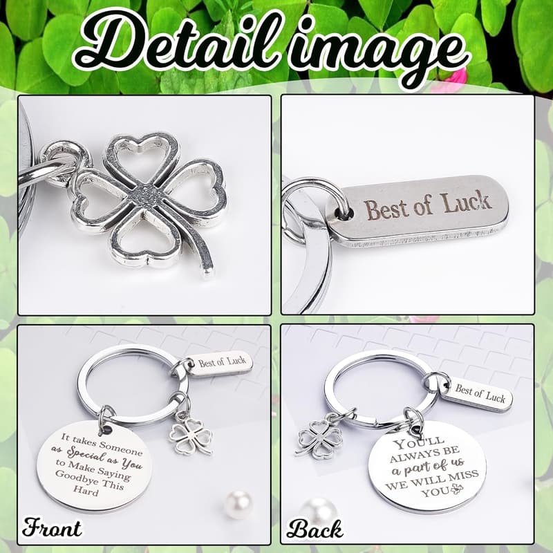 Funny Friendship Keychain for Women - Coworker Leaving Gift