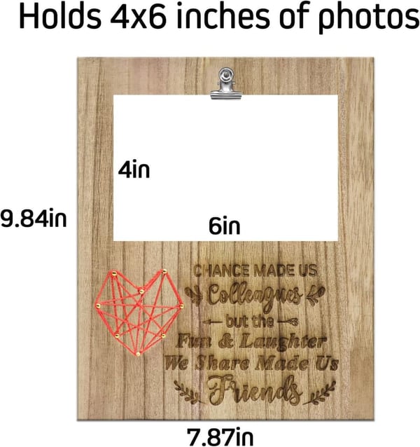 Retirement Photo Frame Gift for Coworkers & Friends