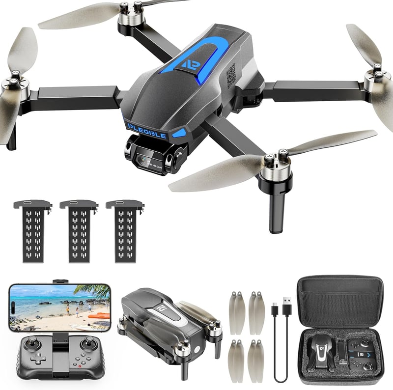 4K Camera Drone for Adults and Kids - Foldable RC Quadcopter