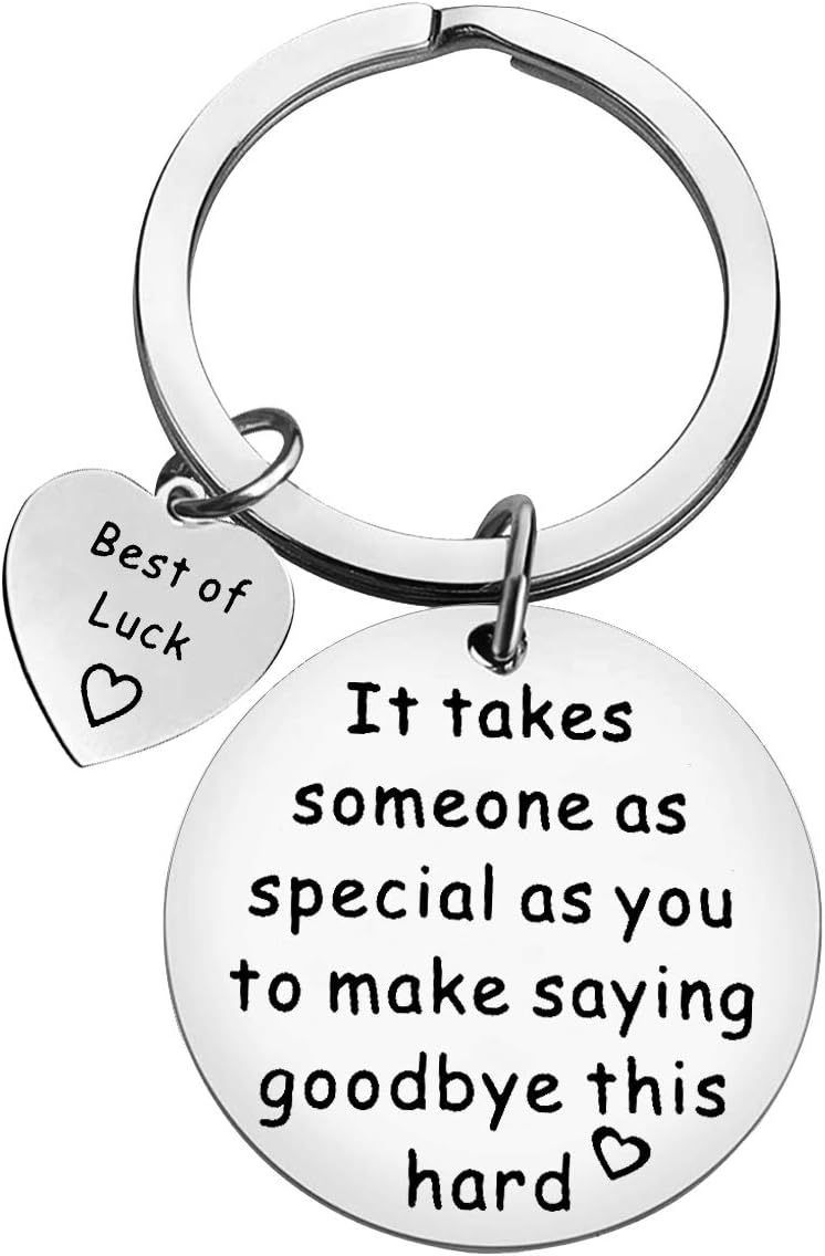 Colleague Farewell Keychain Gift - 