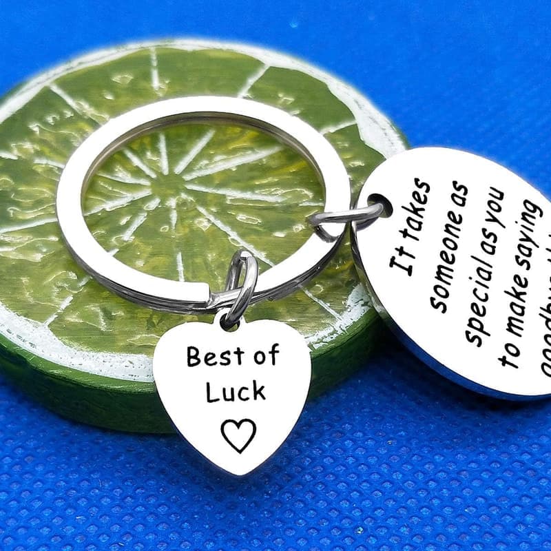Colleague Farewell Keychain Gift - 
