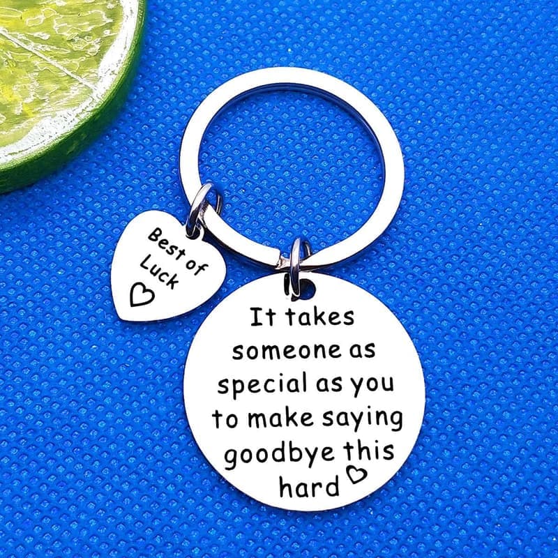 Colleague Farewell Keychain Gift - 