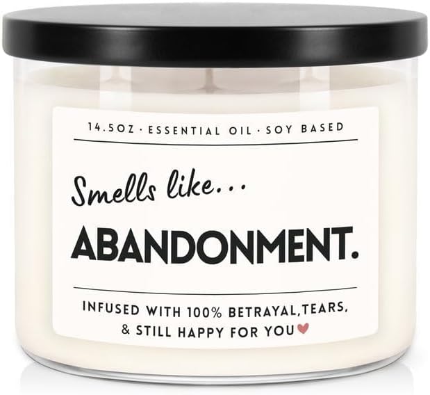 Retirement Candle Gift – Large 3-Wick Lavender Soy Wax