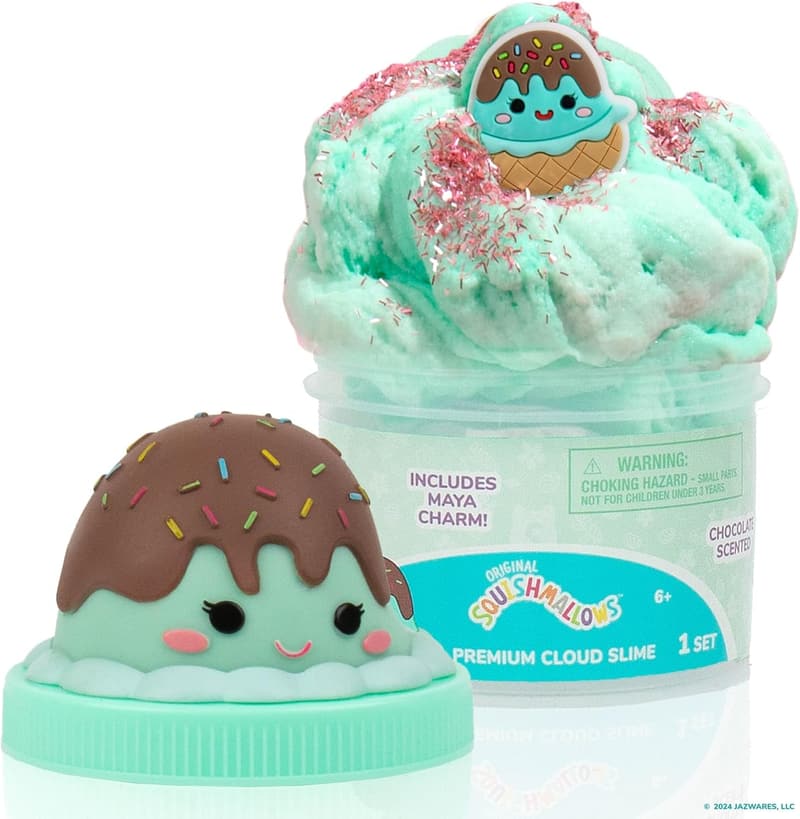 Chocolate-Scented Squishmallow Ice Cream Slime for Kids 8-12