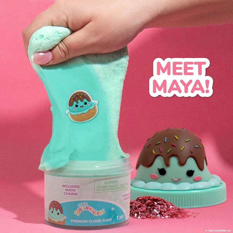 Chocolate-Scented Squishmallow Ice Cream Slime for Kids 8-12