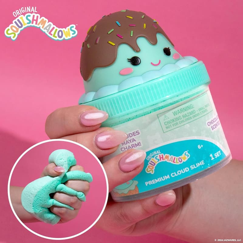 Chocolate-Scented Squishmallow Ice Cream Slime for Kids 8-12
