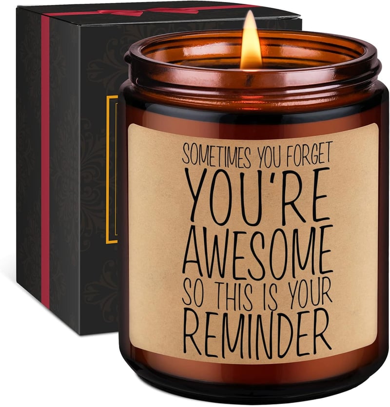 Thank You Candle - Stress Relief Gift for Women & Men