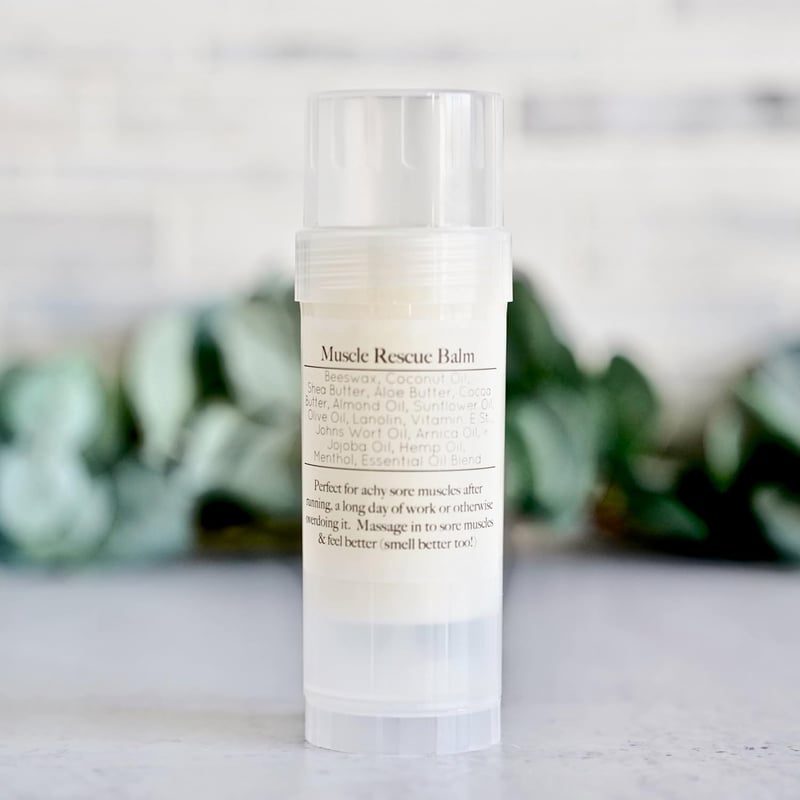Muscle Rescue Balm - Handmade All-Natural Gift for Him
