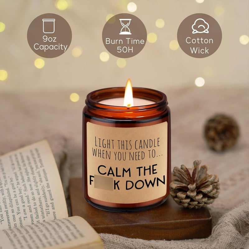 Calming Aromatherapy Candles for Women - Stress Relief Gift