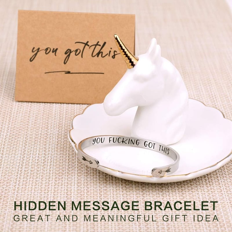 Hidden Message Bracelet for Women - Meaningful Friendship Gift