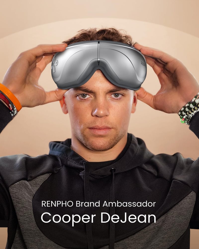 Eye Massager with Heat - Father's Day Gift for Men & Women