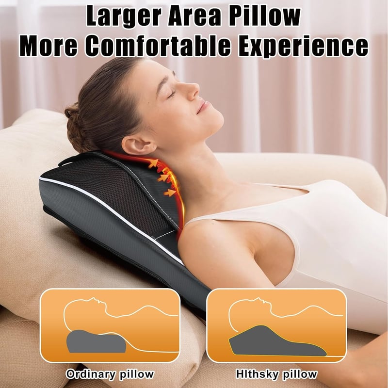 Shiatsu Neck and Back Massager with Heat for Pain Relief