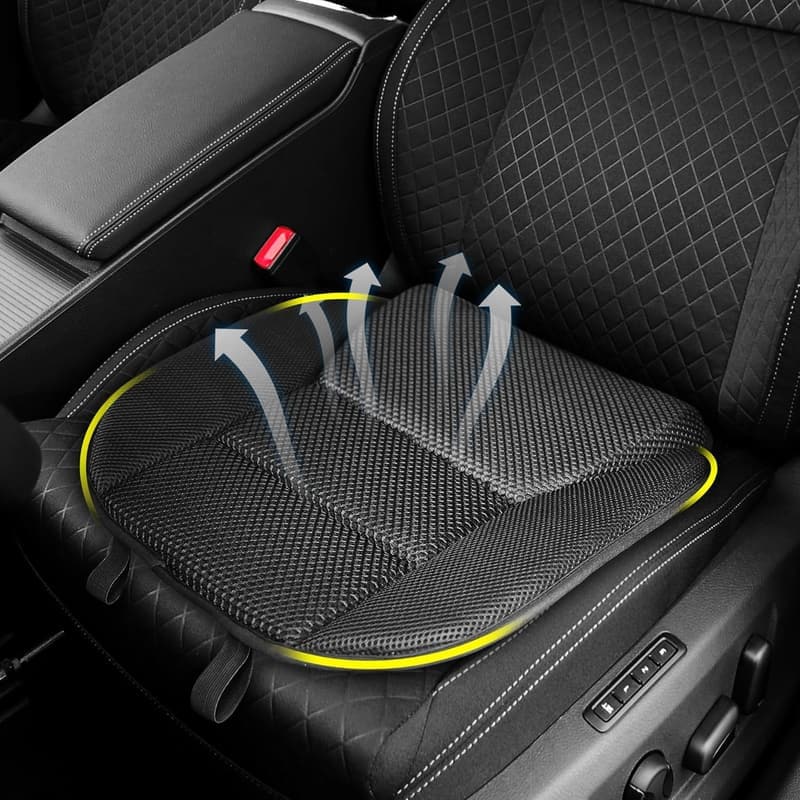Memory Foam Car Seat Cushions - Breathable Support for Long Drives