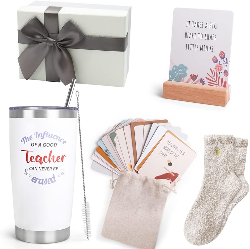 Teacher Appreciation Gift Set: 20 oz Insulated Tumbler & Accessories
