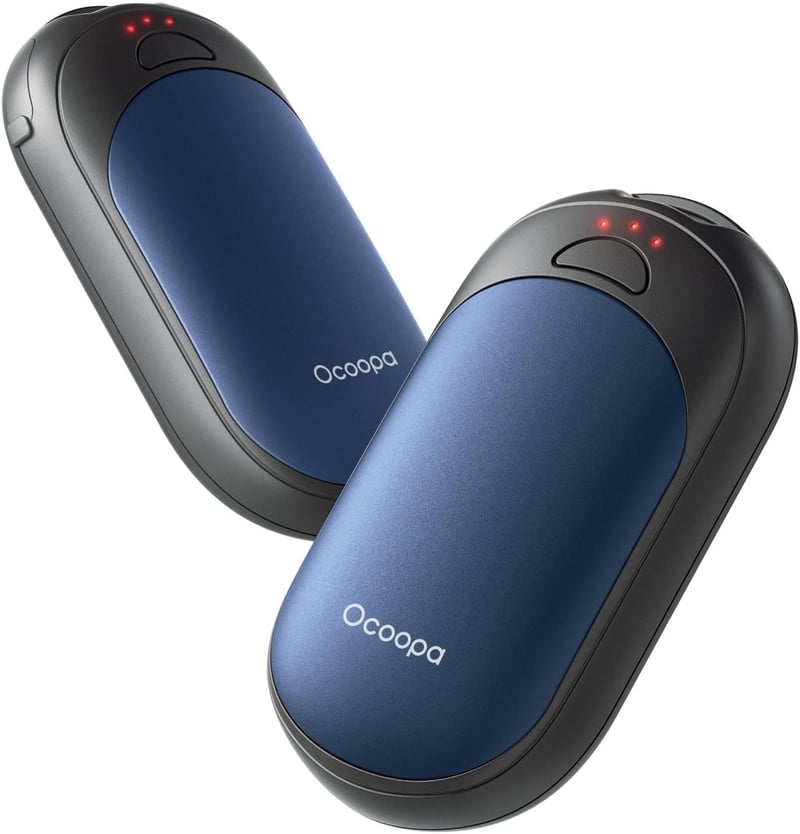 Rechargeable Magnetic Hand Warmers - Portable Heater 2 Pack