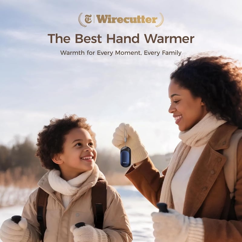 Rechargeable Magnetic Hand Warmers - Portable Heater 2 Pack