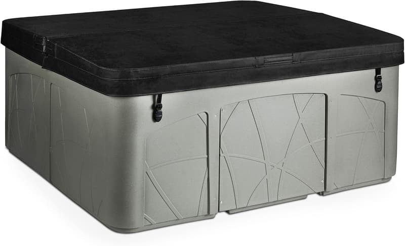 5-Person Outdoor Hot Tub with 28 Jets & LED Lights