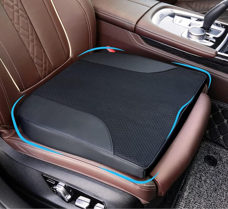 Memory Foam Car Seat Cushion for Sciatica & Back Pain Relief