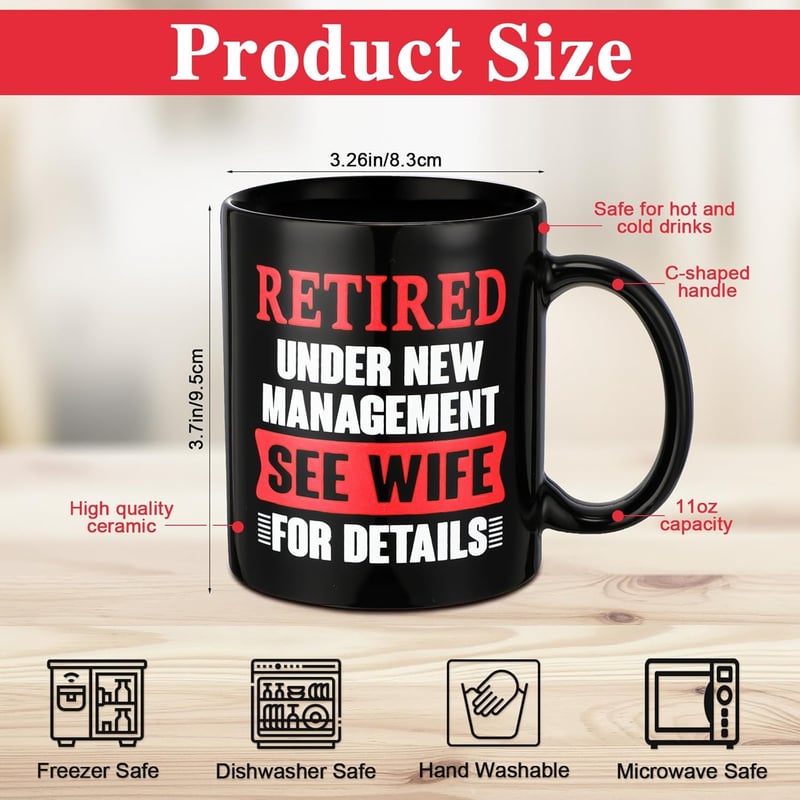 Retirement Gift Set for Men - Funny Mug, Cap, Socks & Keychain