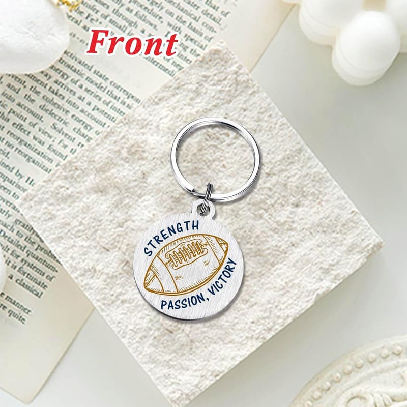 Football Senior Night Keychain for Teen Boys – Team Gifts