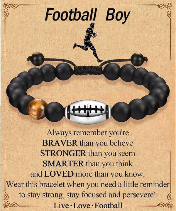 Sports Bracelet for Boys - Perfect Gift for Players and Fans