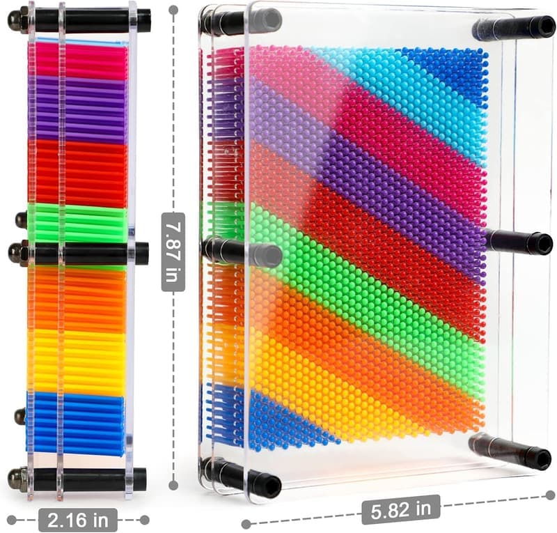 3D Pin Art Board Toy for Kids - Sensory Birthday Gift