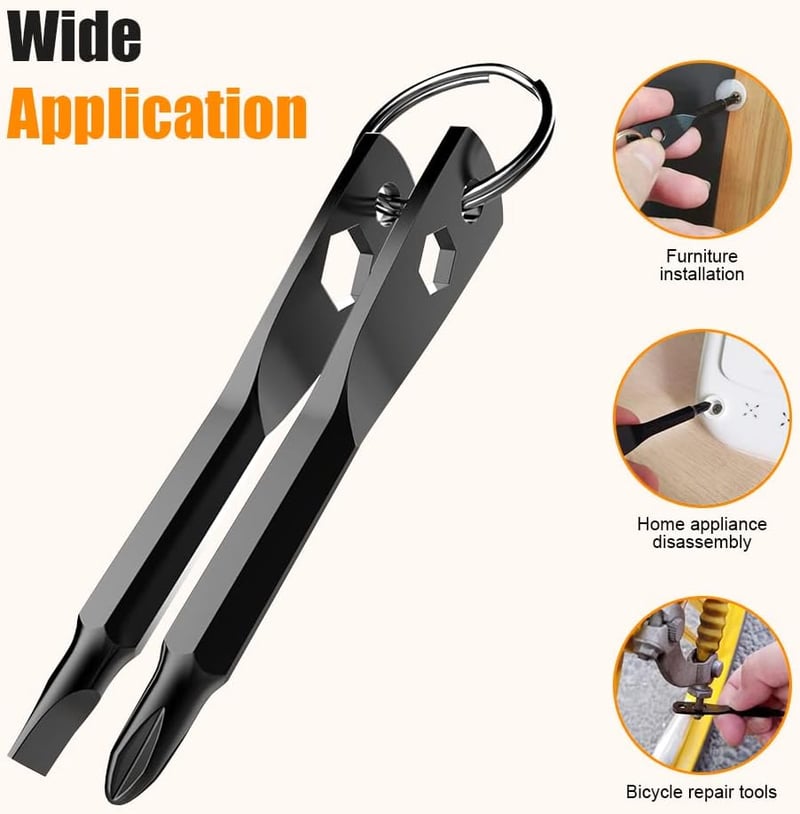 Father's Day 4-in-1 Keychain Screwdriver Tool for Dad