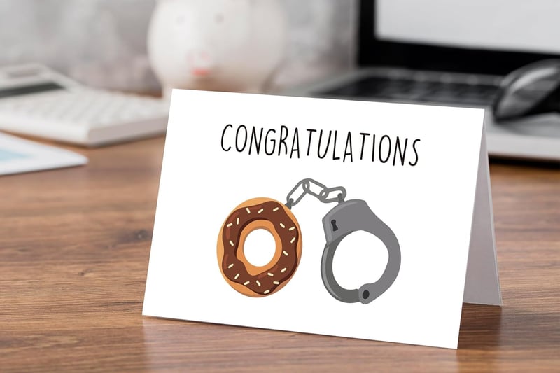Police Achievement Congratulations Card for Retirement & Graduation