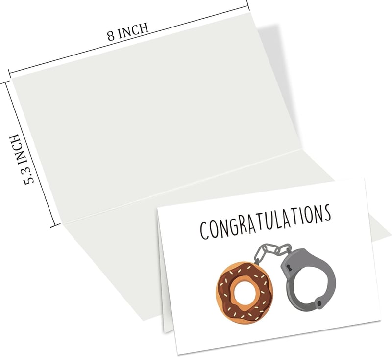 Police Achievement Congratulations Card for Retirement & Graduation
