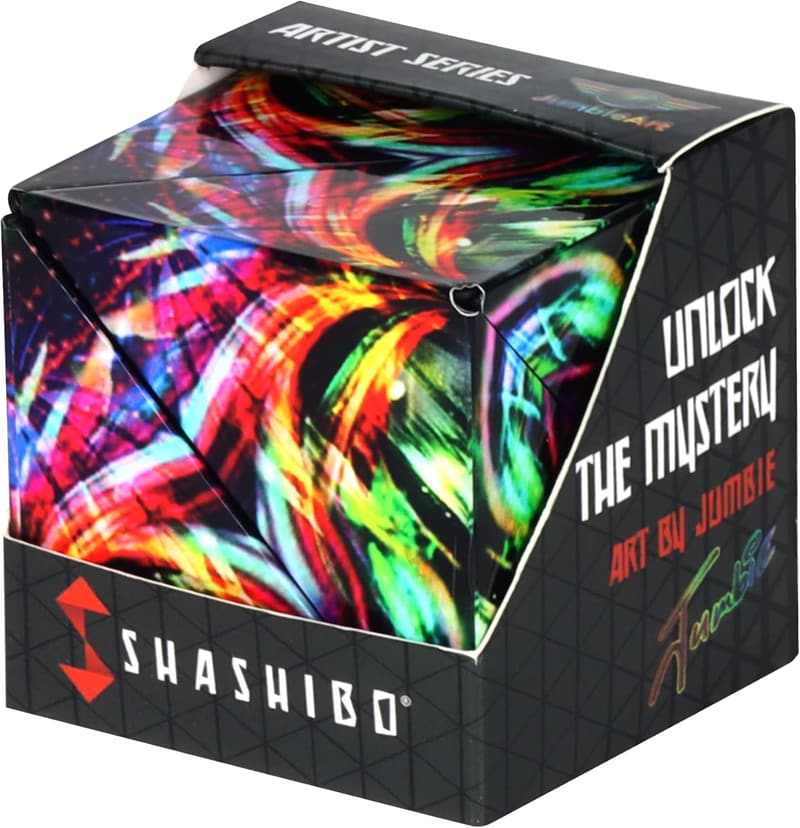 SHASHIBO Cosmic Surfer Magnetic Fidget Cube - 70+ Transformations
