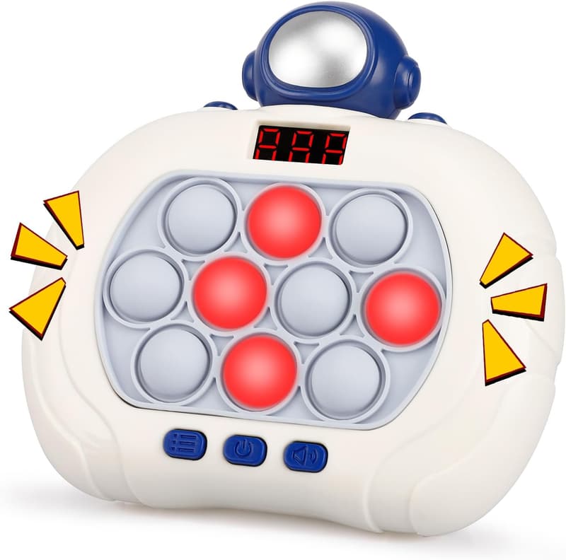 LED Fast Push Bubble Game - Sensory Toy for Kids 3-12