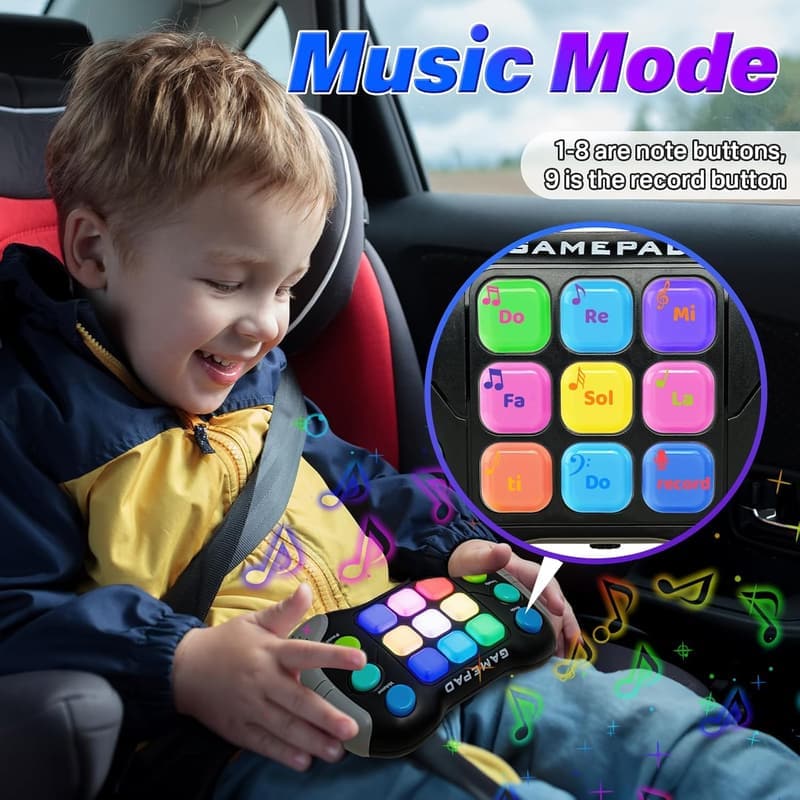Light-Up Fidget Push It Game for Kids 8-13 Birthday Gift