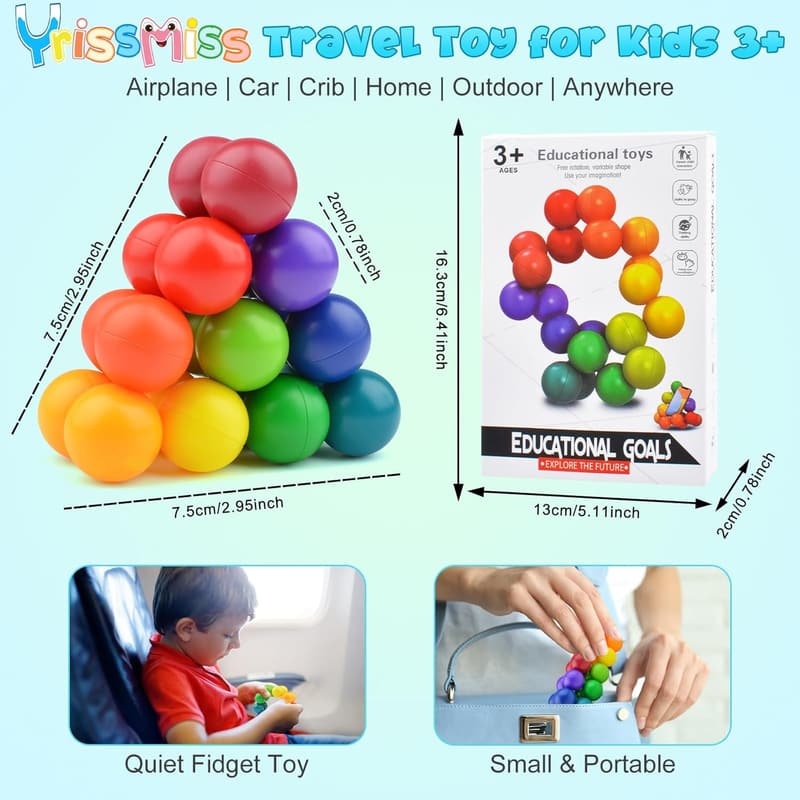 Sensory Fidget Toys 2-Pack for Kids with Autism & ADHD