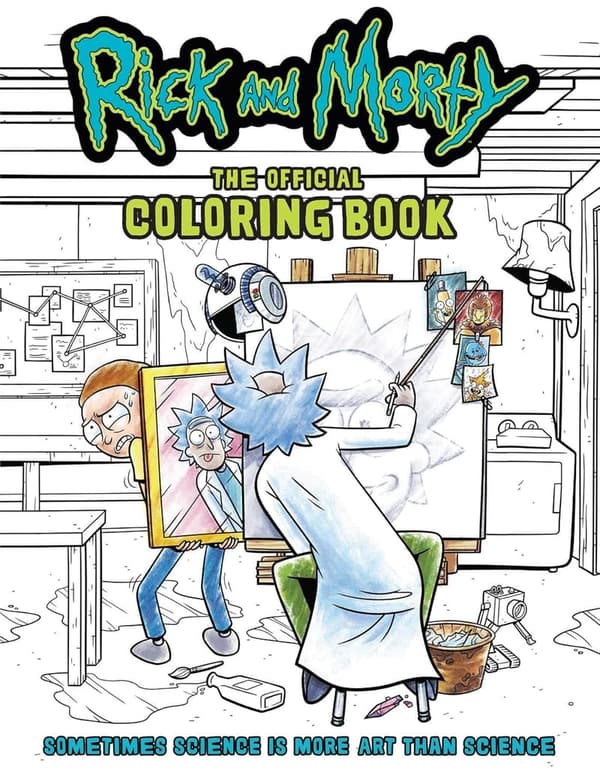 Rick and Morty Coloring Book: Art Meets Science