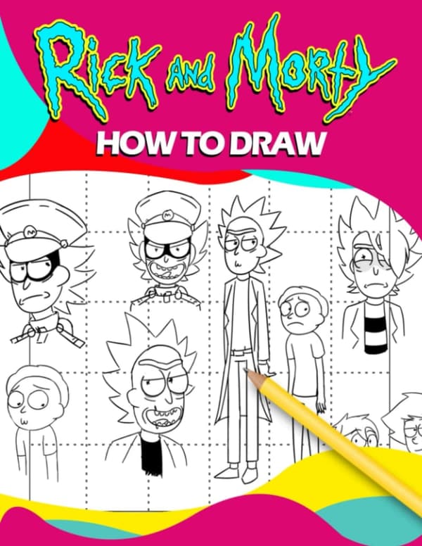 Kids' Cartoon Drawing Book: Simple Pages for Imaginative Fun
