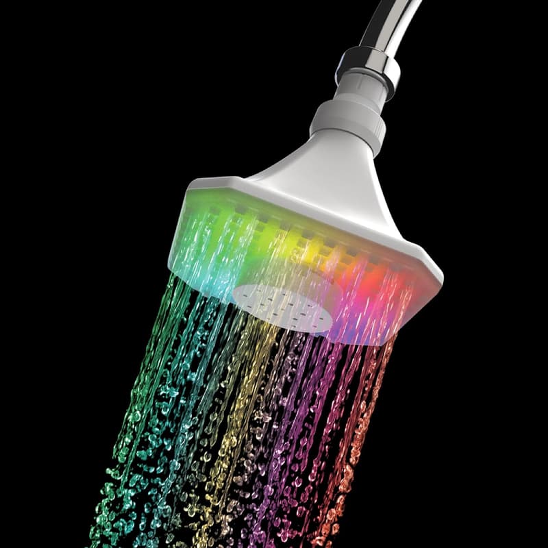Waterproof Bluetooth Shower Speaker with Color-Changing LED Lights
