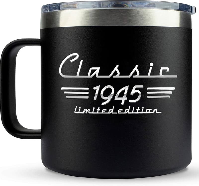 80th Birthday Mug for Men - Funny Gag Gift, 14oz