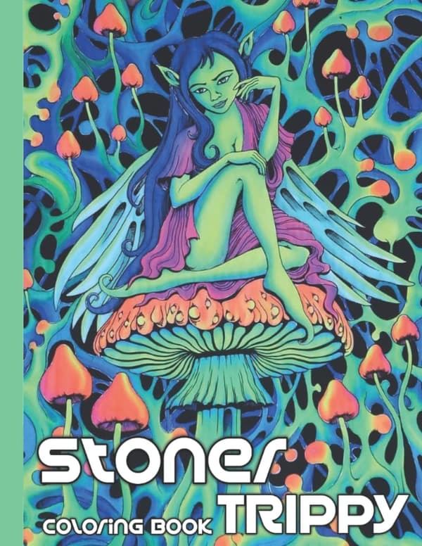 Trippy Psychedelic Coloring Book for Adults & Kids
