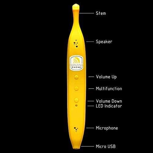 Bluetooth Banana Handset for iPhone & Android Devices