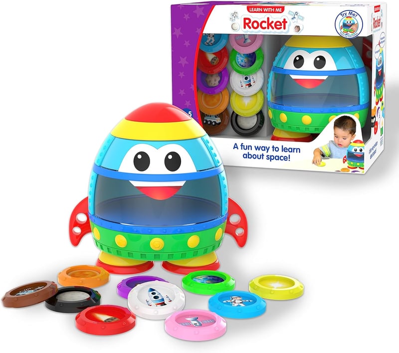 Montessori Learning Rocket Toy for Ages 2-5 - Award-Winning