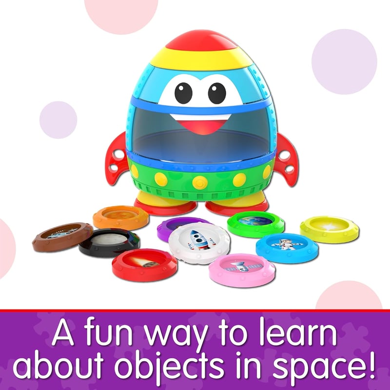 Montessori Learning Rocket Toy for Ages 2-5 - Award-Winning