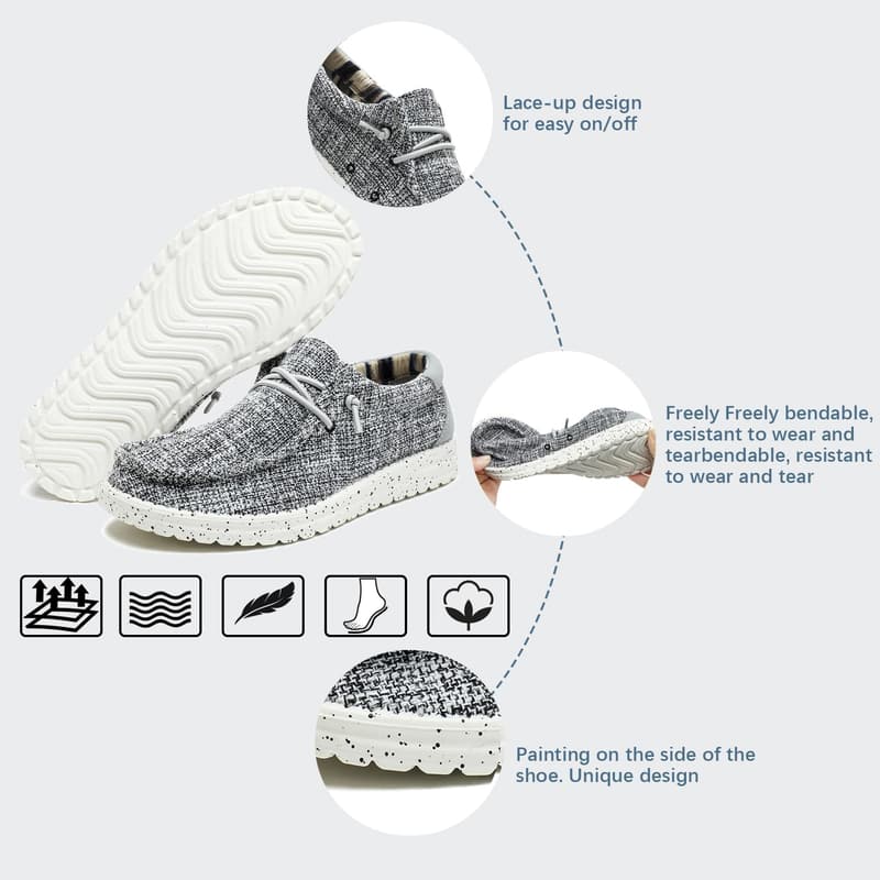 Lightweight Men's Machine-Washable Casual Loafers